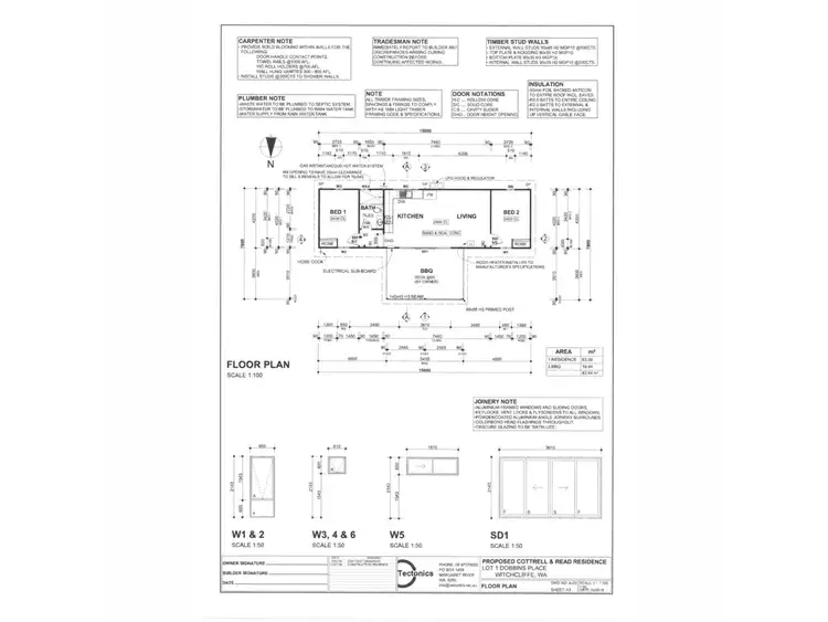 Floorplan of Homely house listing, 1 Dobbins Place, Witchcliffe WA 6286