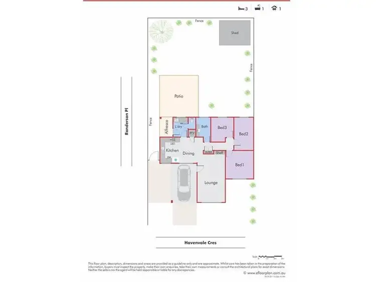 Floorplan of Homely house listing, 25A Havenvale Crescent, Dianella WA 6059