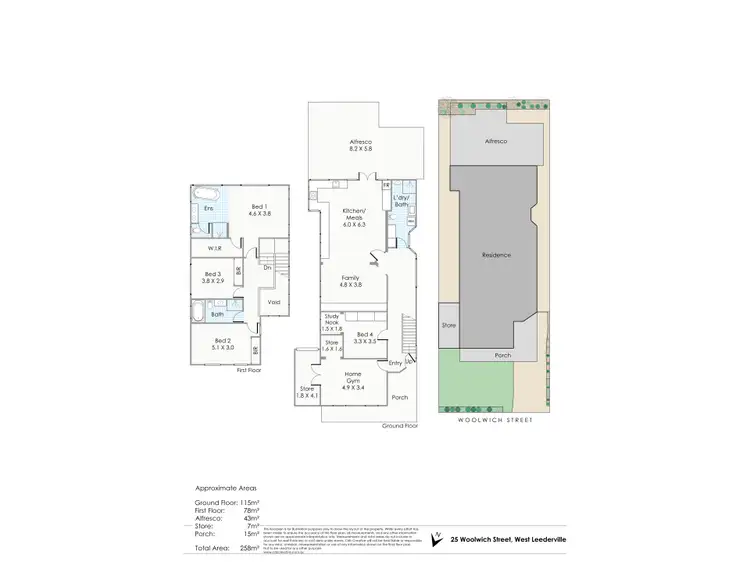 Floorplan of Homely house listing, 25 Woolwich Street, West Leederville WA 6007