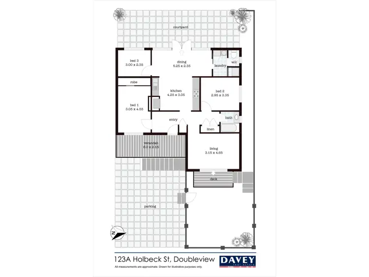 Floorplan of Homely house listing, 123A Holbeck Street, Doubleview WA 6018