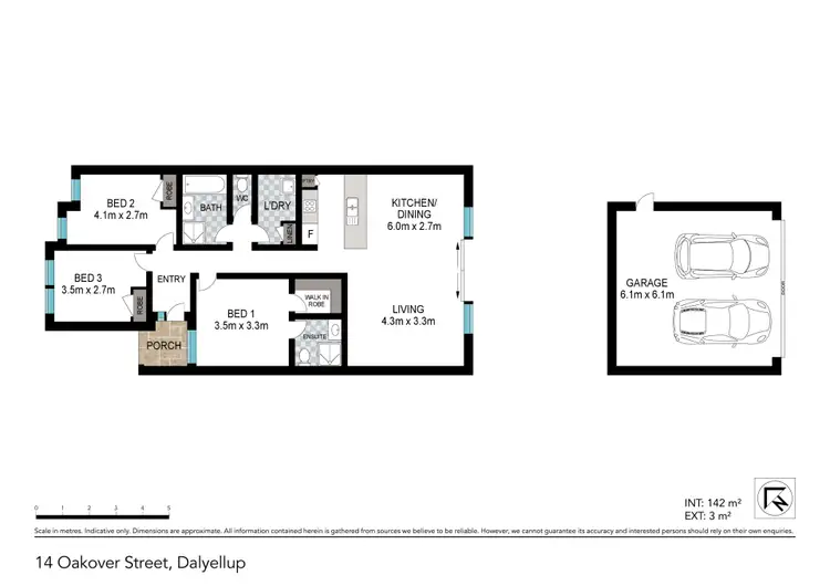 Floorplan of Homely house listing, 14 Oakover Street, Dalyellup WA 6230