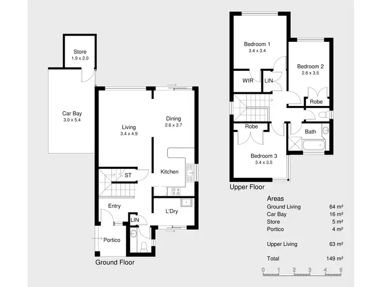Floorplan of Homely villa listing, 4/52 Tyler Street, Joondanna WA 6060