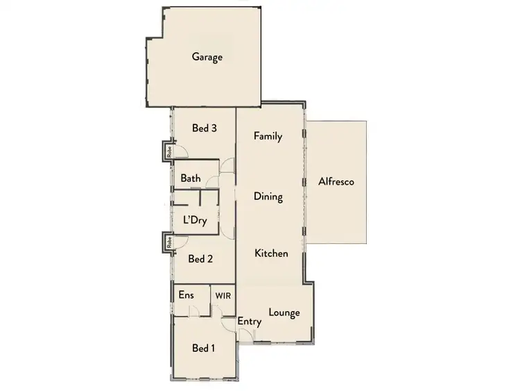 Floorplan of Homely house listing, 38 Thornbill Crescent, Coodanup WA 6210