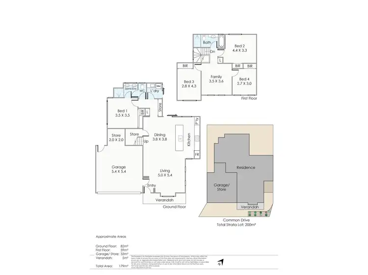 Floorplan of Homely townhouse listing, Address available on request