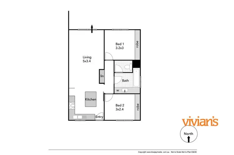 Floorplan of Homely unit listing, 1/50 Wellington Street, Mosman Park WA 6012
