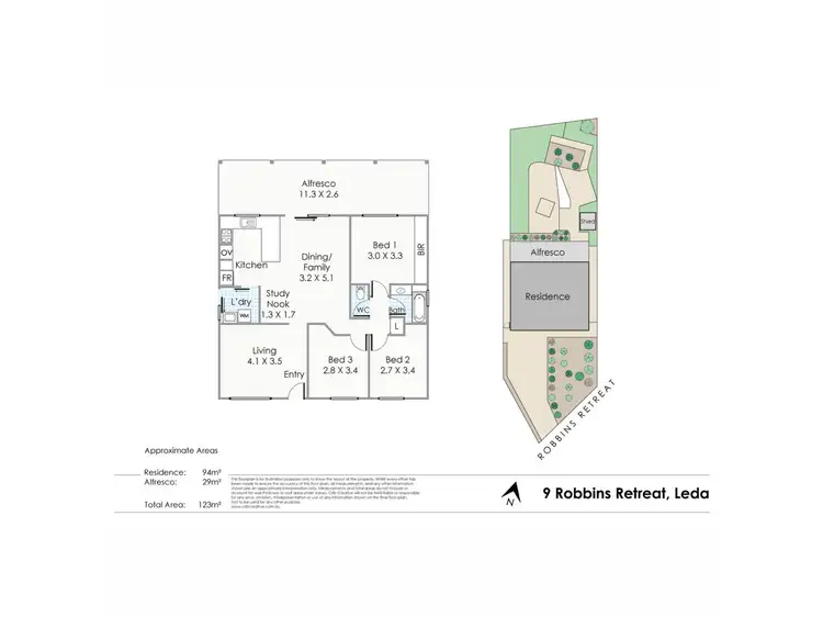 Floorplan of Homely house listing, 9 Robbins Retreat, Leda WA 6170