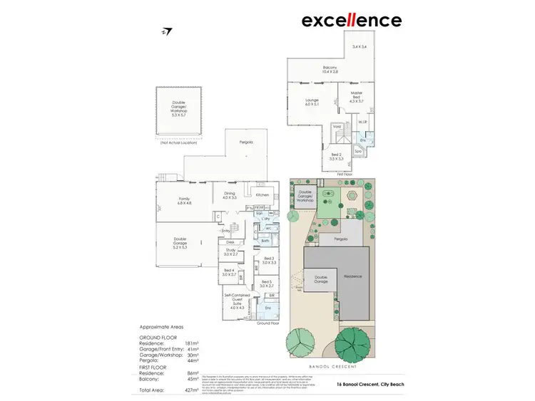 Floorplan of Homely house listing, 16 Banool Crescent, City Beach WA 6015