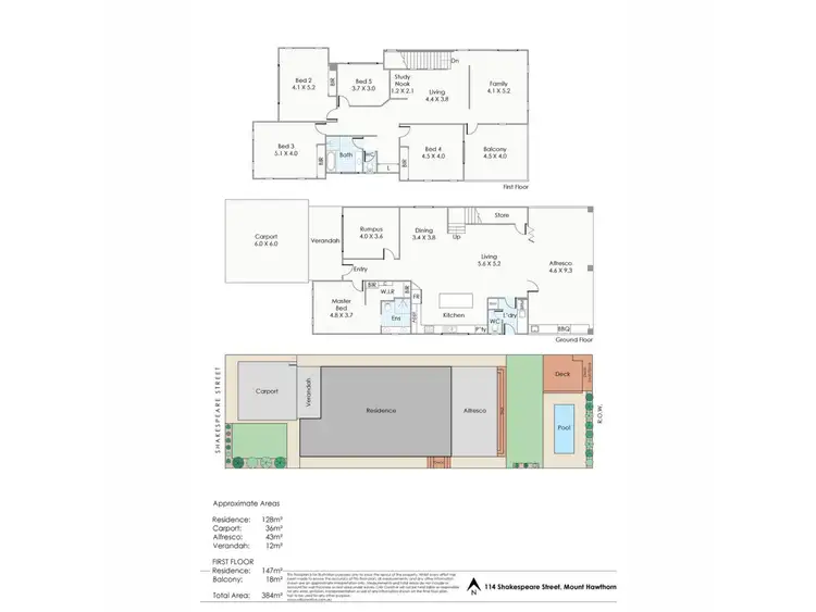 Floorplan of Homely house listing, 114 Shakespeare Street, Mount Hawthorn WA 6016
