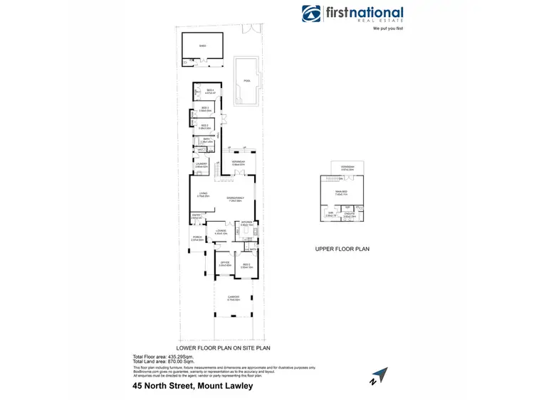 Floorplan of Homely house listing, 45 North Street, Mount Lawley WA 6050