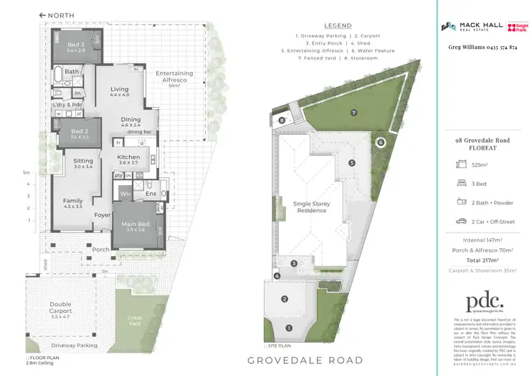 Floorplan of Homely house listing, 98 Grovedale Road, Floreat WA 6014