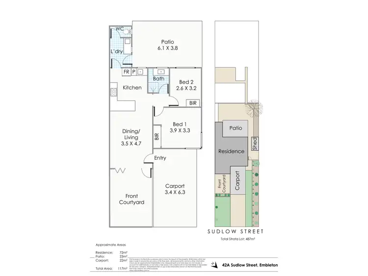 Floorplan of Homely house listing, 42A Sudlow Street, Embleton WA 6062