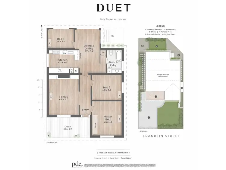 Floorplan of Homely house listing, 6 Franklin Street, Leederville WA 6007