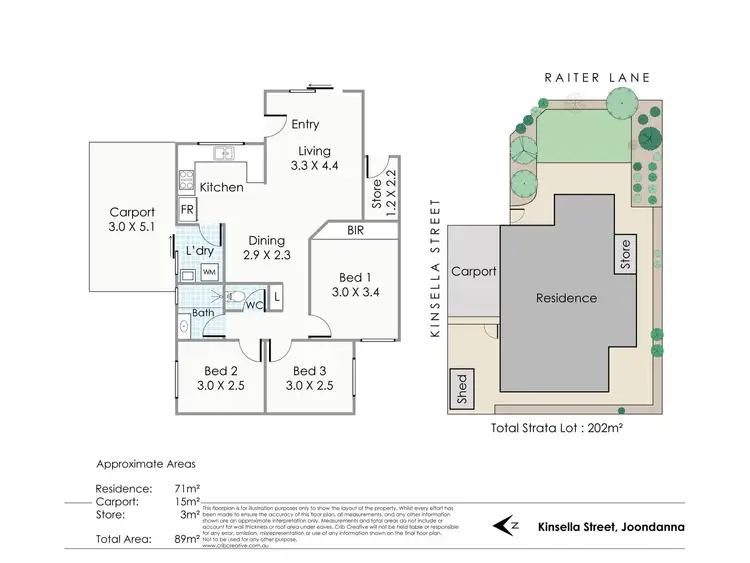 Floorplan of Homely villa listing, 4/72 Kinsella Street, Joondanna WA 6060