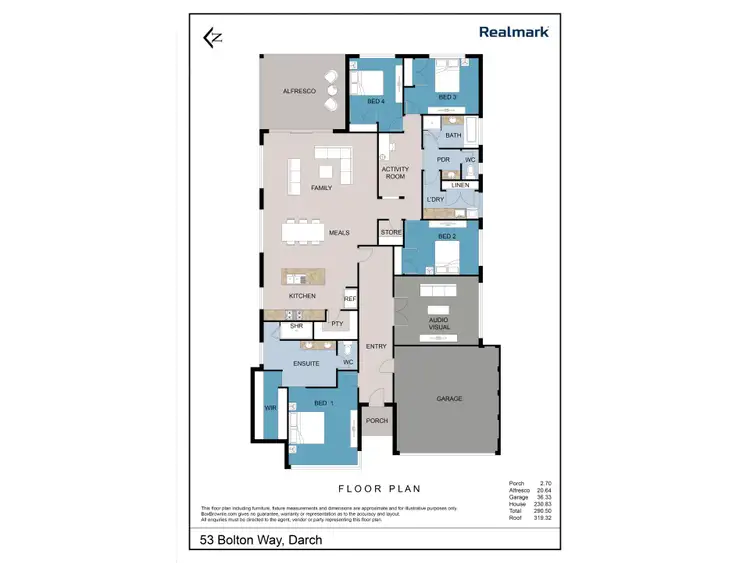 Floorplan of Homely house listing, 53 Bolton Way, Darch WA 6065