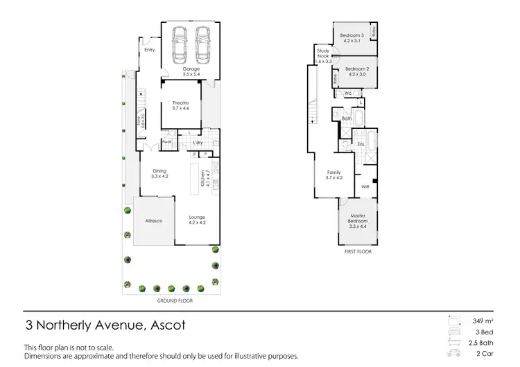 Floorplan of Homely house listing, 3 Northerly Avenue, Ascot WA 6104