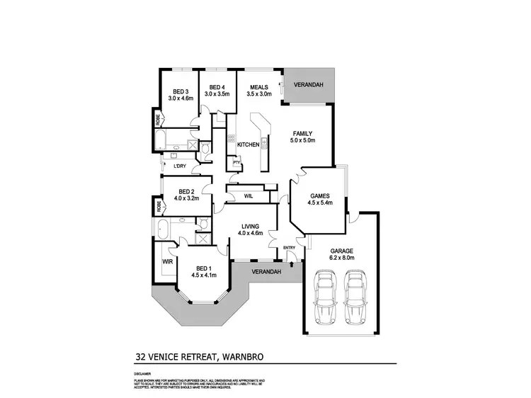 Floorplan of Homely house listing, 32 Venice Retreat, Warnbro WA 6169