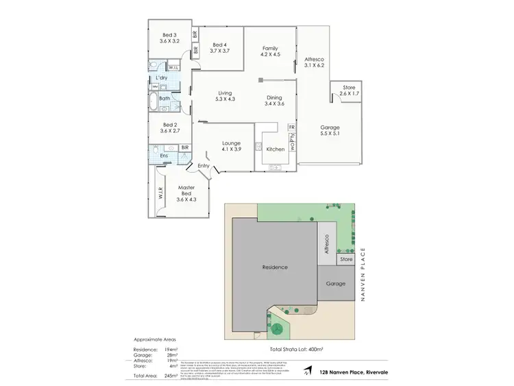 Floorplan of Homely villa listing, 12B Nanven Place, Rivervale WA 6103