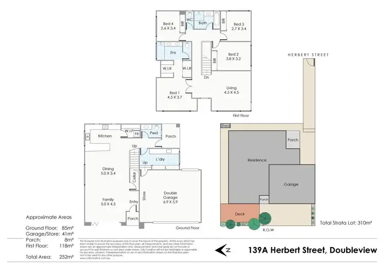 Floorplan of Homely house listing, 139A Herbert Street, Doubleview WA 6018