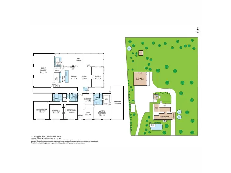 Floorplan of Homely house listing, 31 Strapper Road, Bedfordale WA 6112