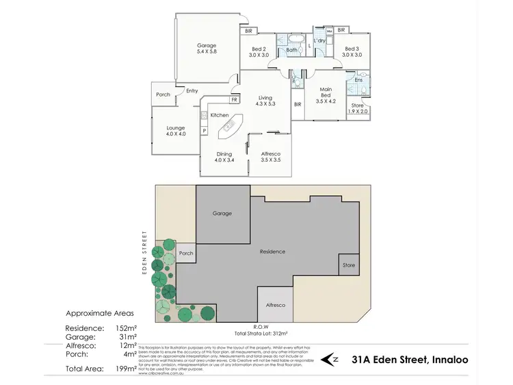 Floorplan of Homely house listing, 31A Eden Street, Innaloo WA 6018