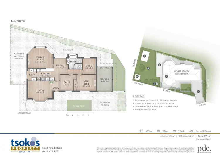 Floorplan of Homely house listing, 25 Direction Place, Morley WA 6062