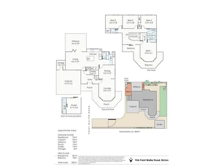 Floorplan of Homely house listing, 95A Point Walter Road, Bicton WA 6157