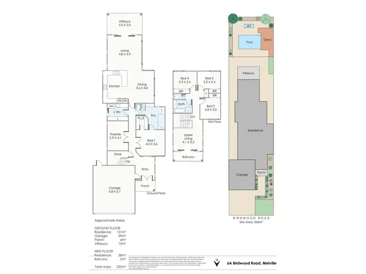 Floorplan of Homely house listing, 6a Birdwood Road, Melville WA 6156