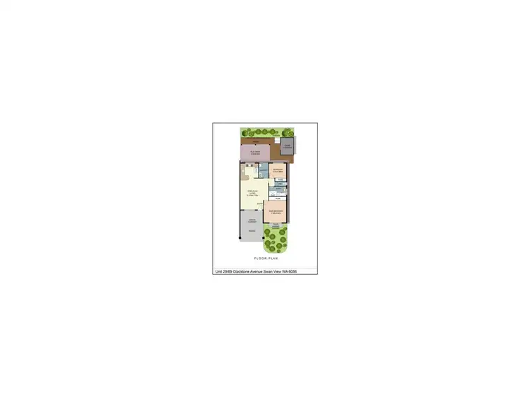 Floorplan of Homely unit listing, 29/69 Gladstone Avenue, Swan View WA 6056