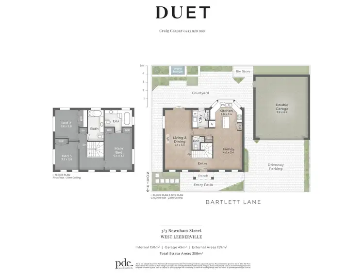 Floorplan of Homely house listing, 3/3 Newnham Street, West Leederville WA 6007