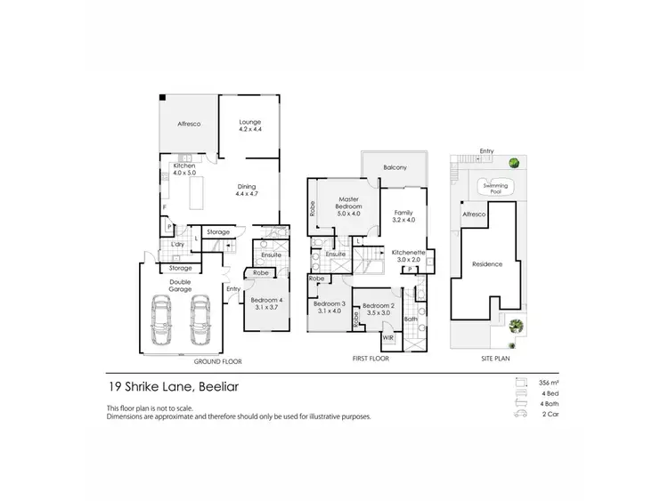 Floorplan of Homely house listing, 19 Shrike Lane, Beeliar WA 6164