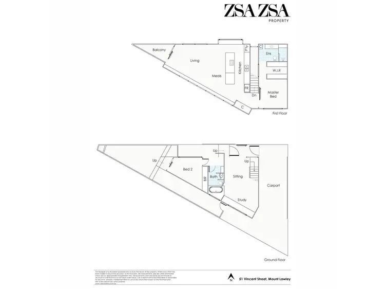 Floorplan of Homely house listing, 51 Vincent Street, Mount Lawley WA 6050