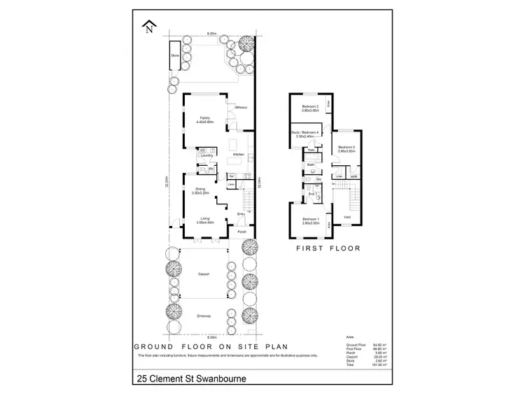 Floorplan of Homely house listing, 25 Clement Street, Swanbourne WA 6010