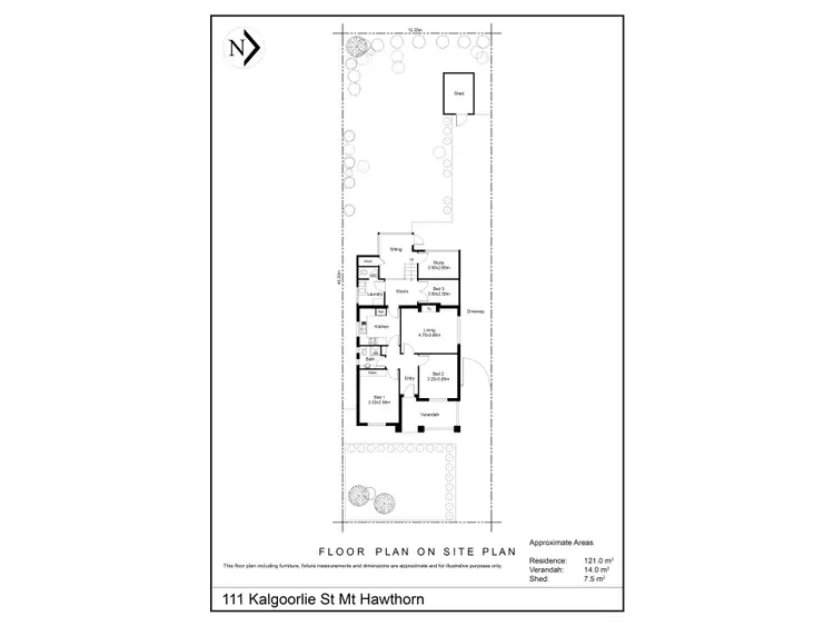 Floorplan of Homely house listing, 111 Kalgoorlie Street, Mount Hawthorn WA 6016