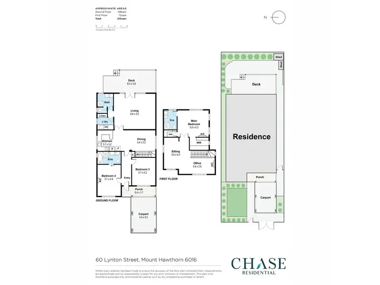 Floorplan of Homely house listing, 60 Lynton Street, Mount Hawthorn WA 6016