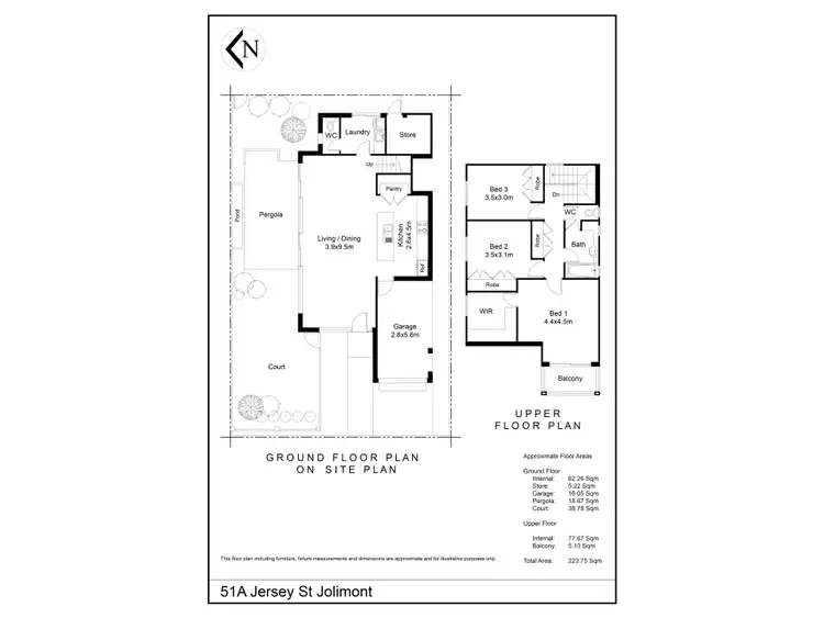 Floorplan of Homely house listing, 2/51 Jersey Street, Jolimont WA 6014