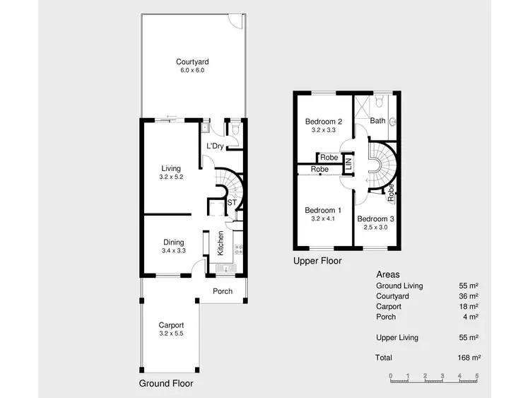 Floorplan of Homely townhouse listing, 15/1 Wylie Place, Leederville WA 6007