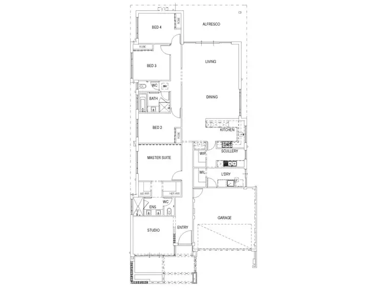 Floorplan of Homely house listing, 43 Asana Road, Southern River WA 6110