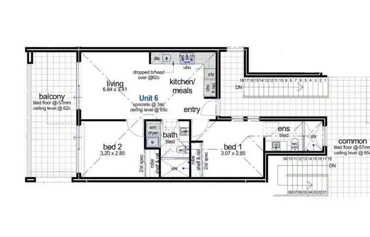 Floorplan of Homely apartment listing, 6/6 Park Way, Innaloo WA 6018