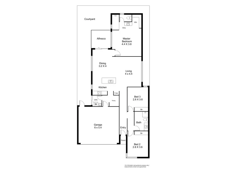 Floorplan of Homely house listing, 36 Isdell Chase, Brabham WA 6055