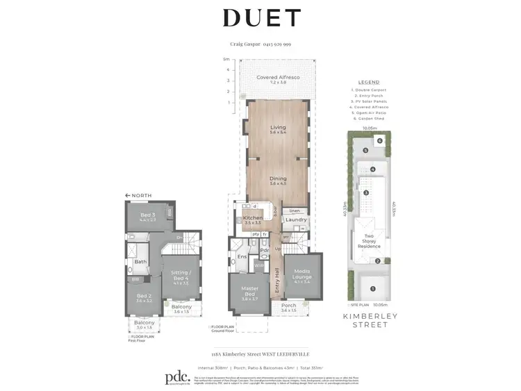 Floorplan of Homely house listing, 118A Kimberley Street, West Leederville WA 6007