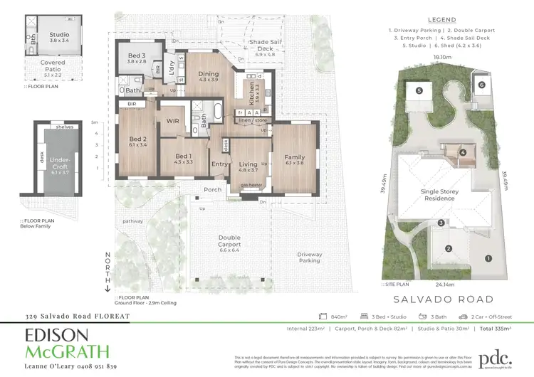 Floorplan of Homely house listing, 329 Salvado Road, Floreat WA 6014