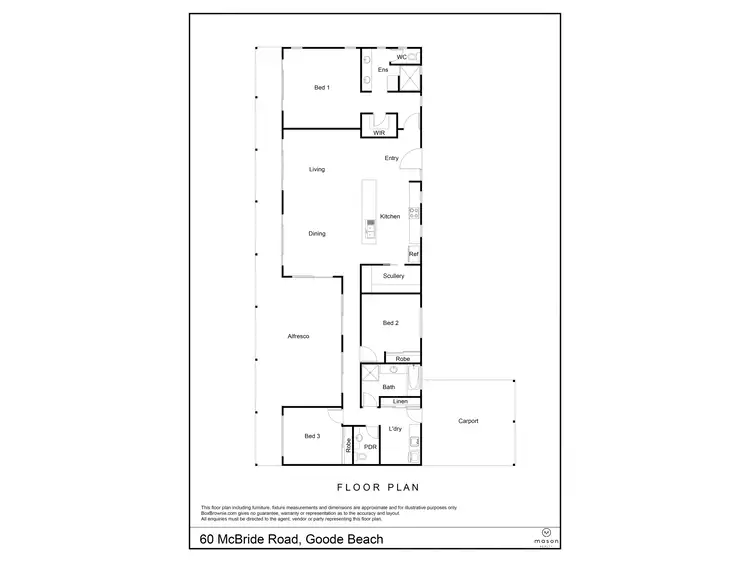 Floorplan of Homely house listing, 60 McBride Road, Goode Beach WA 6330