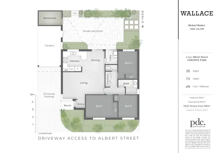 Floorplan of Homely villa listing, 2/213 Albert Street, Osborne Park WA 6017