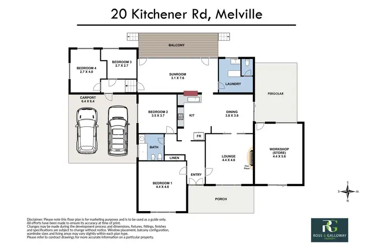 Floorplan of Homely house listing, 20 Kitchener Road, Melville WA 6156