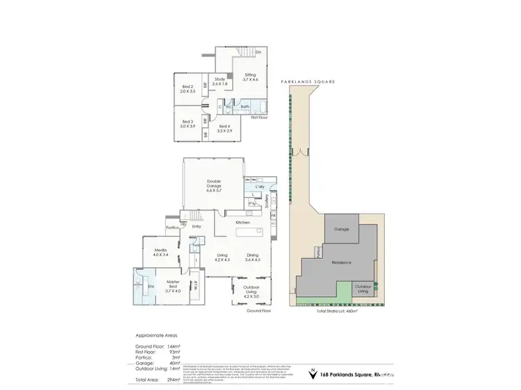 Floorplan of Homely house listing, 16B Parklands Square, Riverton WA 6148