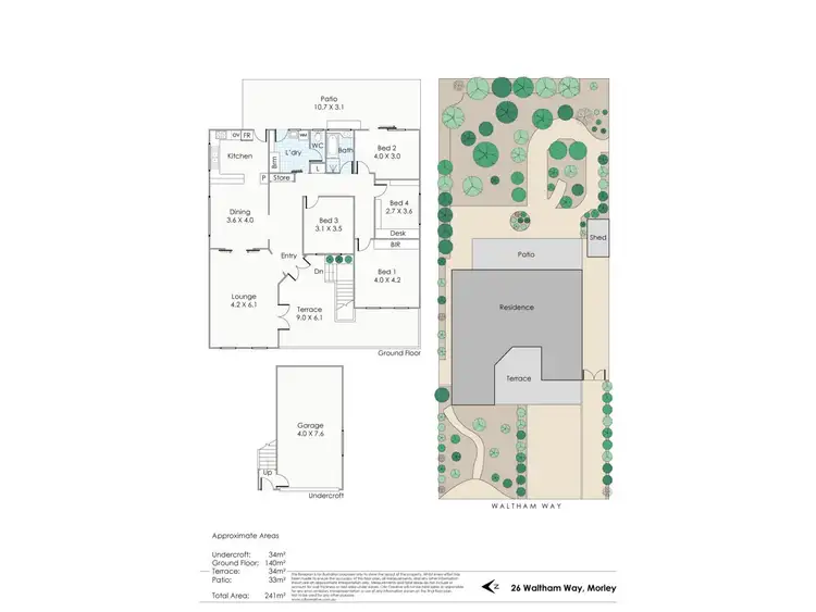 Floorplan of Homely house listing, 26 Waltham Way, Morley WA 6062