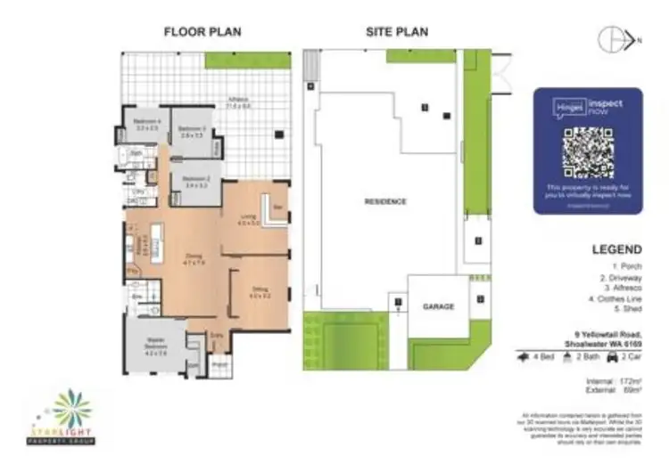 Floorplan of Homely house listing, 9 Yellowtail Road, Shoalwater WA 6169