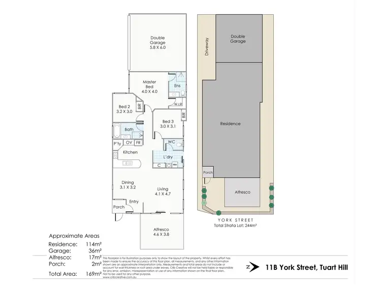 Floorplan of Homely villa listing, 11B York Street, Tuart Hill WA 6060