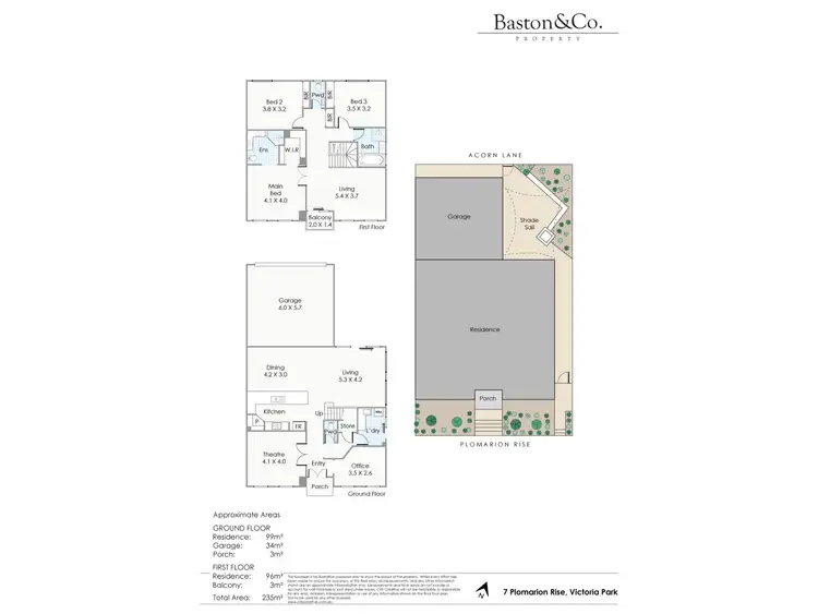 Floorplan of Homely house listing, 7 Plomarion Rise, Victoria Park WA 6100