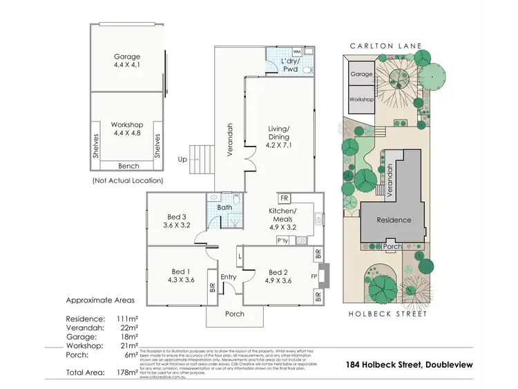 Floorplan of Homely house listing, 184 Holbeck Street, Doubleview WA 6018